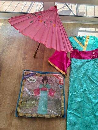 Disfraz Niña Japonesa Talla 7-9