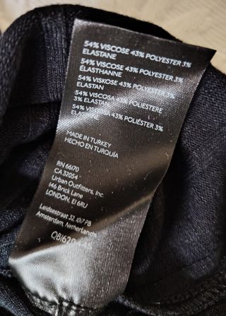 Jersey negro de Anthropologie, talla XS