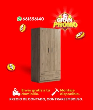 ARMARIO PROMOCIÓN CONTRAREEMBOLSO