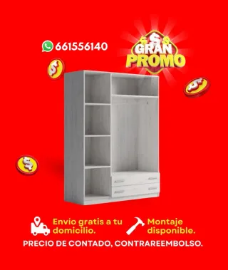ARMARIO PROMOCIÓN CONTRAREEMBOLSO