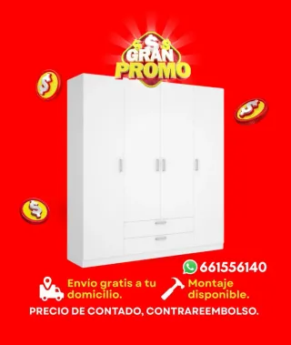 ARMARIO PROMOCIÓN CONTRAREEMBOLSO