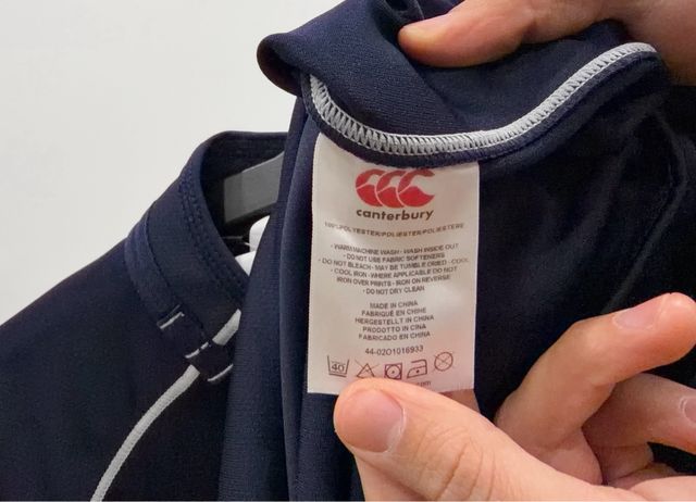 Camiseta Rugby Canterbury Azul Talla L