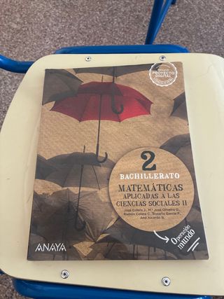 Matemáticas aplicadas a las Ciencias Sociales II.