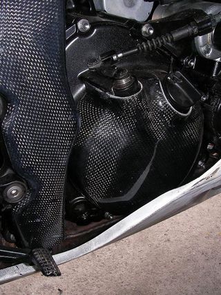 Tapas motor carbono Kawasaki