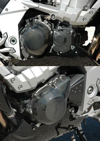 Tapas motor carbono Kawasaki