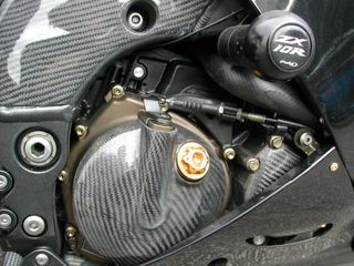 Tapas motor carbono Kawasaki