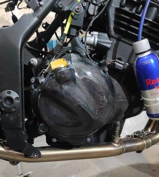 Tapas motor carbono Kawasaki