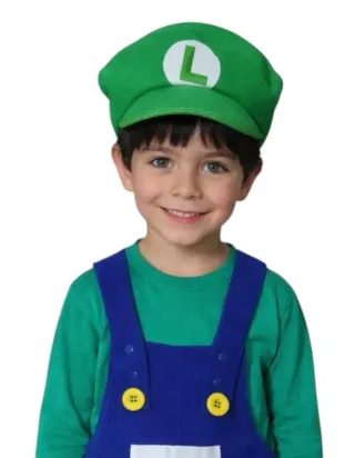 Salopette Mario  e Luigi Bros + capello+ maglietta