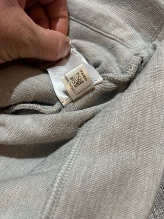 Felpa con zip e cappuccio Adidas Grigia Taglia M