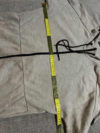 Felpa con zip e cappuccio Adidas Grigia Taglia M