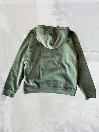 Diesel hoodie verde logo parche M hombre