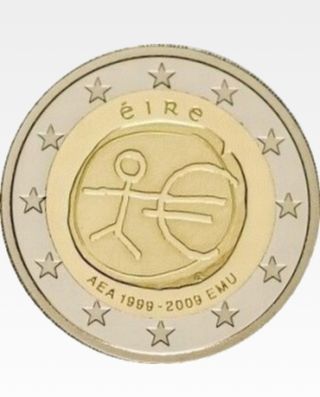 Monedas 2 euros Irlanda