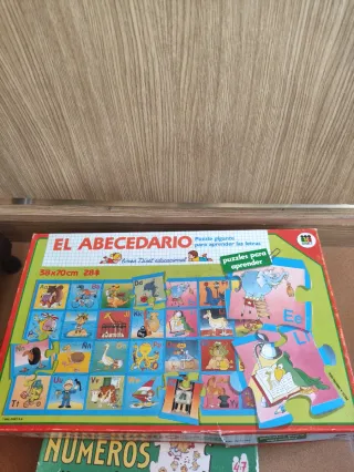 Lote 2 juegos educativos Diset: Abecedario y Númer