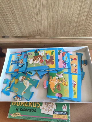 Lote 2 juegos educativos Diset: Abecedario y Númer