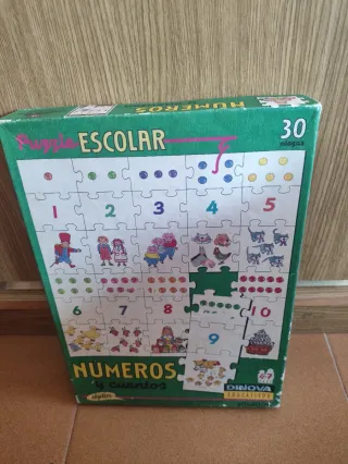 Lote 2 juegos educativos Diset: Abecedario y Númer