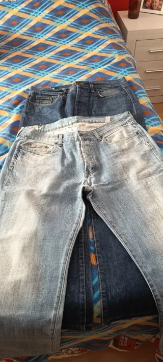 Lote de Pantalones Massimo Dutti Azul