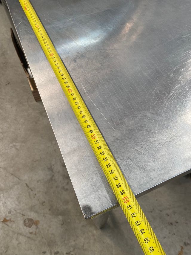 Fregadero industrial con aro de desbroce