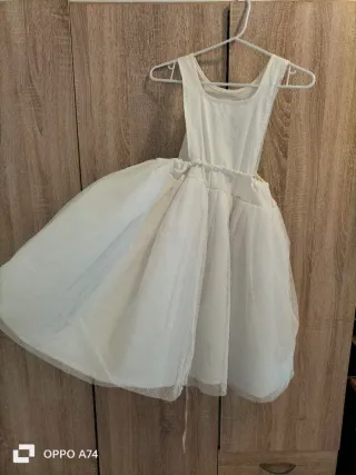 Cancán infantil blanco