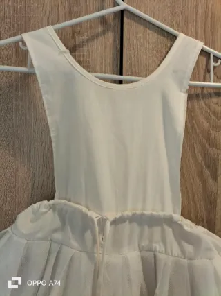 Cancán infantil blanco