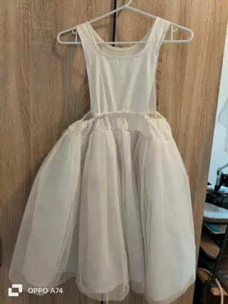 Cancán infantil blanco