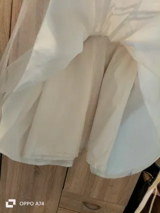 Cancán infantil blanco