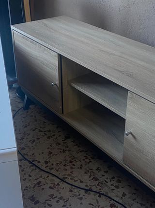 MUEBLE DE TV COLOR MADERA 150CM NUEVO