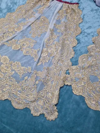 Manteleta Fallera Dorada