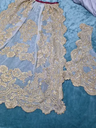 Manteleta Fallera Dorada