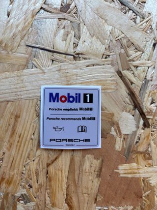Pegatina Porsche Mobil 1