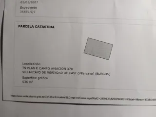 Parcela urbanizable en Villarcayo Merindades Burgo