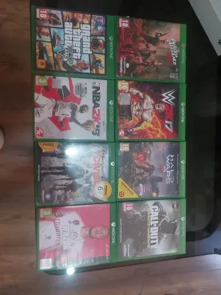 Xbox One S con 7 juegos y 2 mandos