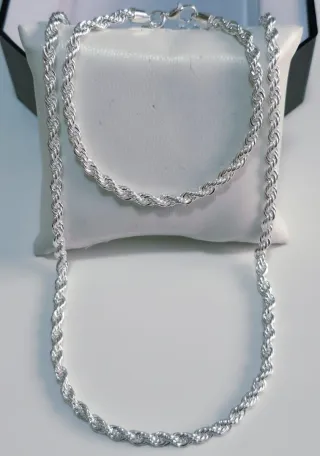 De Hombre en Plata 925 - 2 Piezas