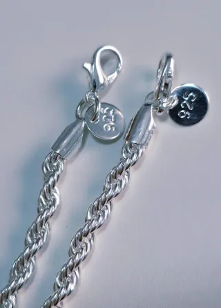 De Hombre en Plata 925 - 2 Piezas