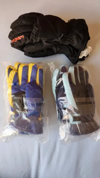 Guantes de esquí para niños 3x12
