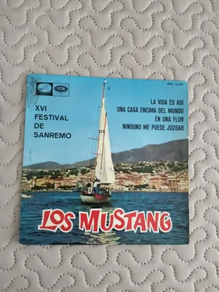 Disco Vinilo Los Mustang XVI Festival Sanremo