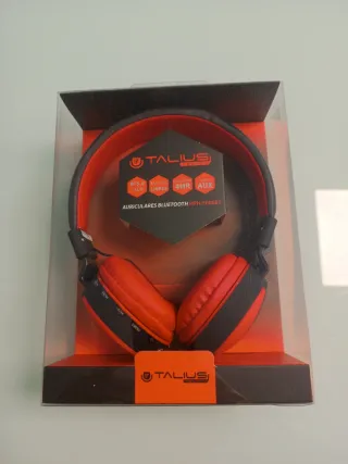 Auriculares Talius Bluetooth HPH-5006BT Rojos