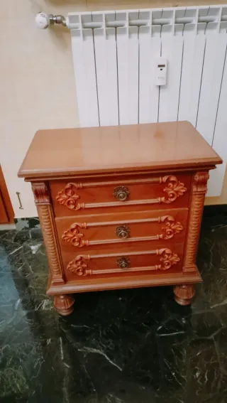 Coppia Comodini Vintage Legno