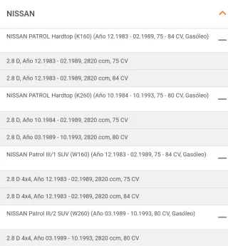 Junta Cárter Motor Nissan A4-28