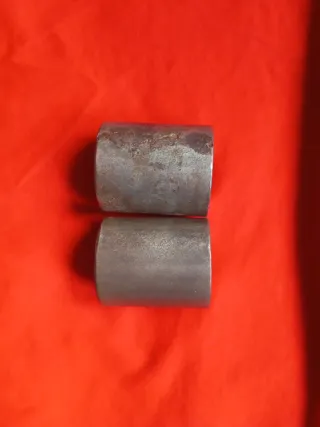 Pareja cuños acero monedas íberas de Valentia