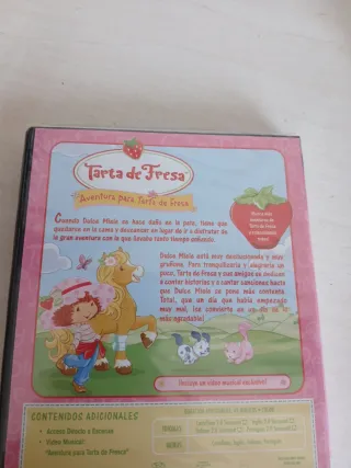 Tarta de Fresa DVD Aventura para Tarta de Fresa