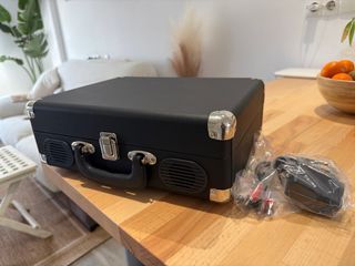 Tocadiscos Maleta Negro Nuevo