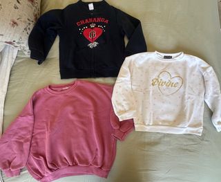Lote 3 sudaderas niña Talla 6