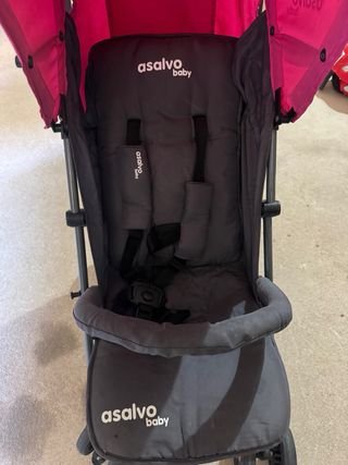 Silla de paseo Asalvo Baby color rosa