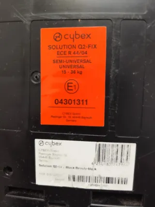 Silla Cybex Solution Q2