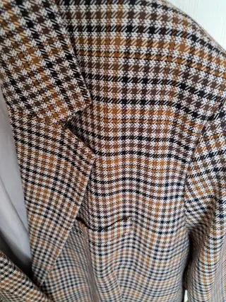 Blazer oversize a quadri Conbipel