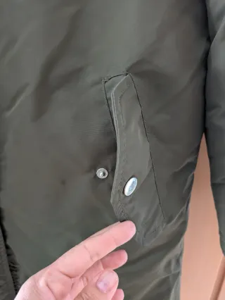 Chaqueta bomber verde oliva