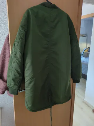 Chaqueta bomber verde oliva
