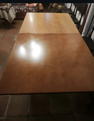 Mesa de madera extensible 85x85