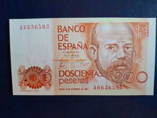 Billete 200 Pesetas España 1980
