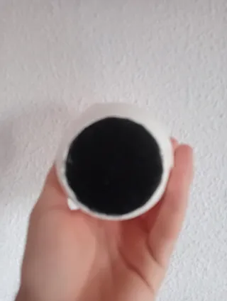 Jarrón de cerámica blanco